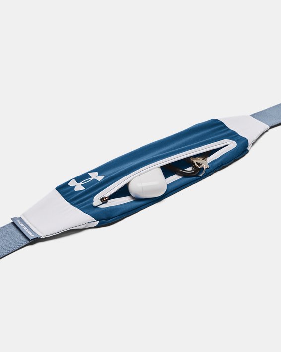Cangurera tipo cinturón para correr UA Flex Speedpocket, Blue, pdpMainDesktop image number 2